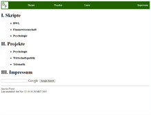 Tablet Screenshot of namzu.de
